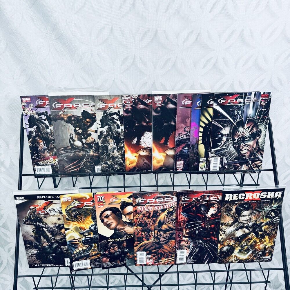 X-Force 1-3 5-11 13 & Must Have & Necrosha X Ain’t No‎ Dog One Shot Lot X-men